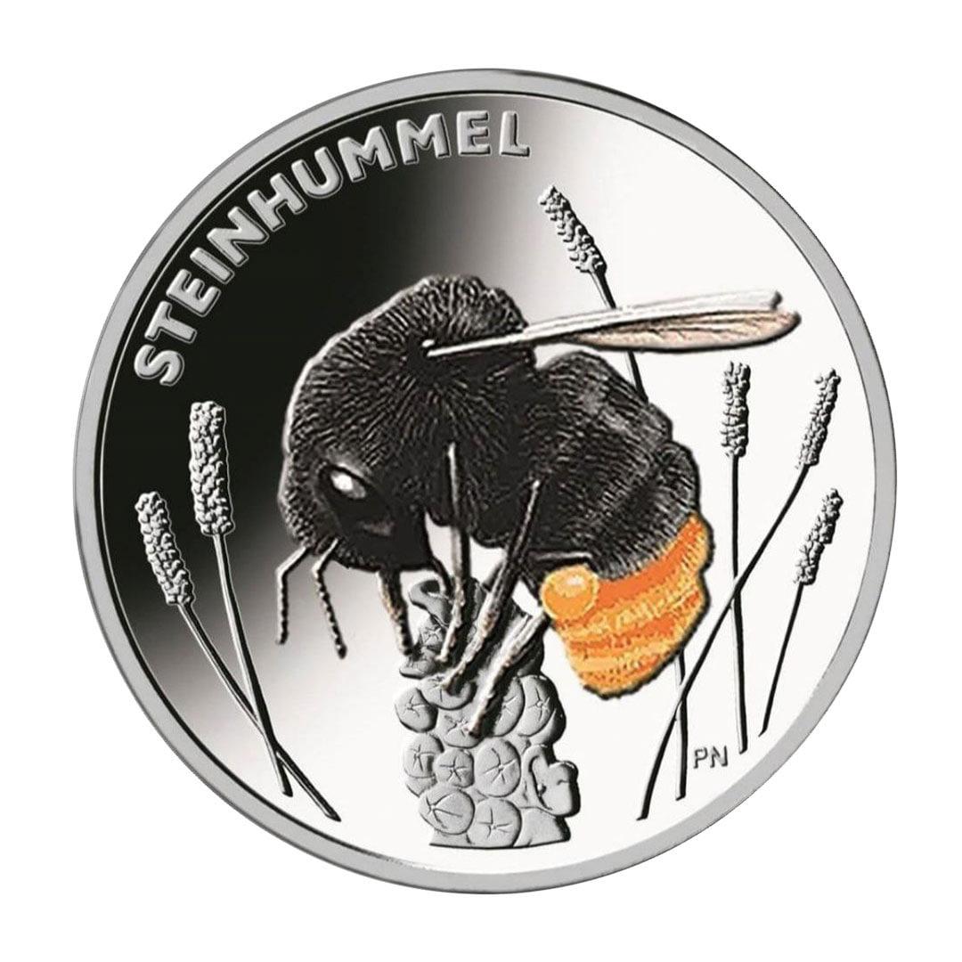 Монета Німеччини 5 євро 2024 р. Камьяний шміль, фото 1