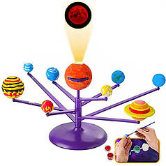 Планетарій Solar system Lesko TXX-032 науковий набір проєктор 8 планет з авто обертанням на АКБ