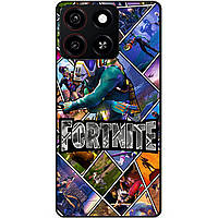 Силіконовий чохол бампер для Zte Blade A35 з картинкою Фортнайт Fortnite