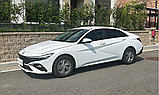 Дефлектори вікон (вітровики) Hyundai Elantra 2023 - 6шт. (Autoclover/Южная Корея), фото 3