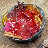 Ароматизована гелева свічка Чародійка Пряний коктейль в керамічній формі, фото 5