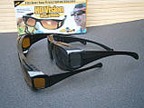 Окуляри водійські антивідблискові HD Vision День / Ніч комплект 2 штуки, фото 7