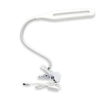 Настільна лампа на прищіпці гнучка LED Beluck BL-01 з USB-кабелем