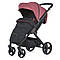 Дитяча коляска El Camino ME 1053-3 DYNAMIC PRO Dusty Rose NEW навантаження до 22кг Рожева, фото 7