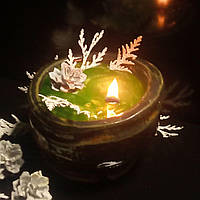 Ароматизована гелева свічка Чародійка Лісова магія в керамічній формі