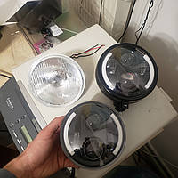 Cердцевина LED фари металевої  ФГ-305, ФГ-304 (ближній + дальний + ходові вогні (полукільце))