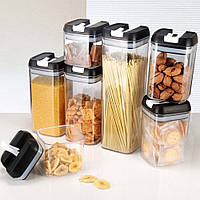 Набор контейнеров 7 шт для сыпучих Food storage container / Органайзеры для круп
