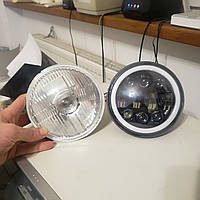 Cердцевина LED фари металевої  ФГ-305, ФГ-304 (ближній + дальний + ходові вогні (кільце))