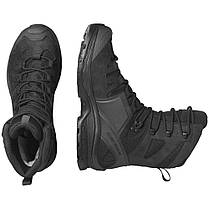 Черевики Salomon Quest 4D GTX Forces 2 High EN — Black, чоловічі тактичні берці соломон квест гтх високі, фото 3