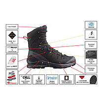 Черевики Salomon Quest 4D GTX Forces 2 High EN — Black, чоловічі тактичні берці соломон квест гтх високі, фото 4