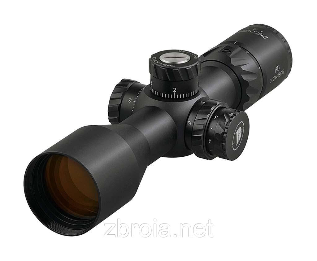 Приціл Discovery Optics HD 3-12x44 SFIR (30 мм, підсвітка)