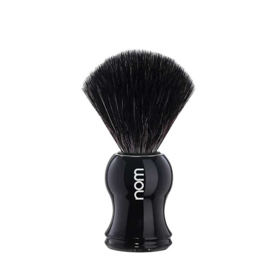 Помазок Muehle Nom Gustav BL Shaving Brush Black Fibre