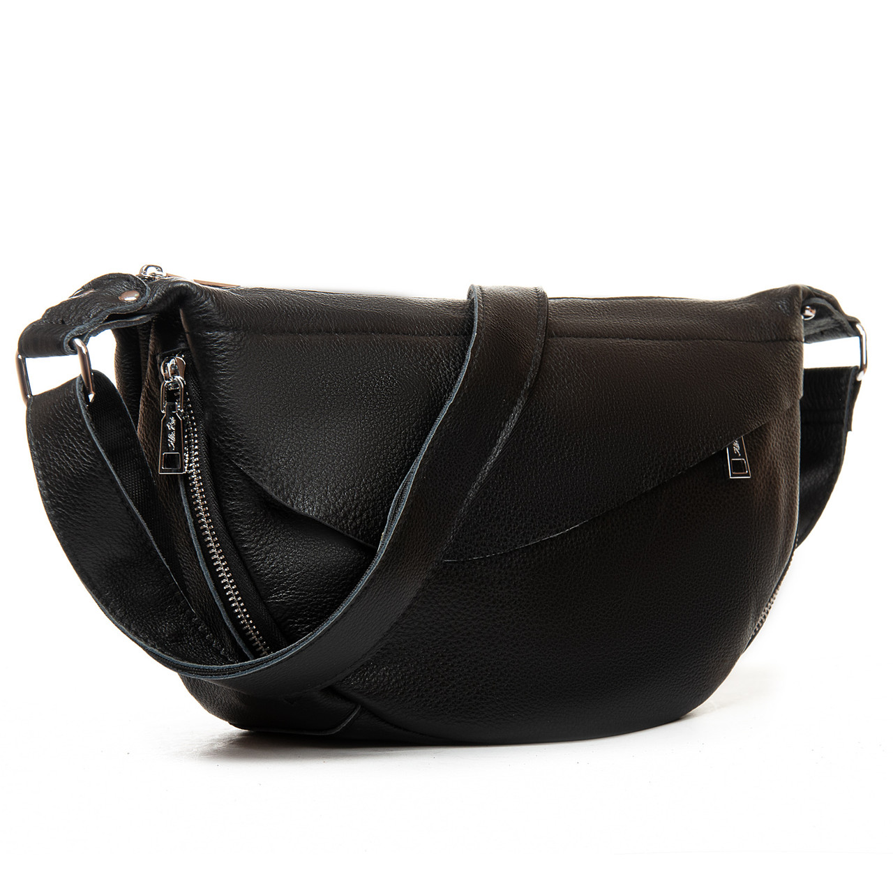 Сумка жіноча шкіряна маленька через плече ALEX RAI 2055-9 black, фото 1