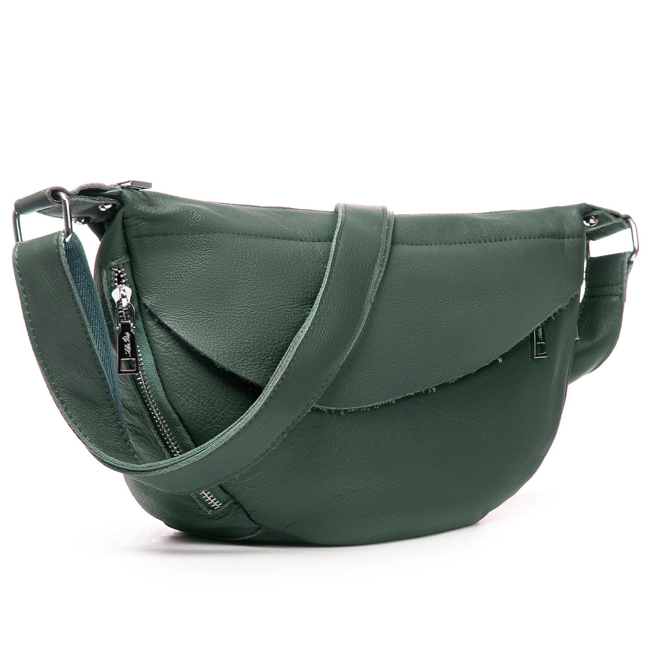 Сумка жіноча шкіряна маленька через плече ALEX RAI 2055-9 blue green, фото 1