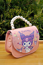 Дитяча сумочка на 1 відділення з ручкою та ремінцем на магнітному замку