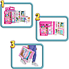 Будиночок Barbie для відпочинку двоповерховий barbie getaway house mattel (HRJ76), фото 4