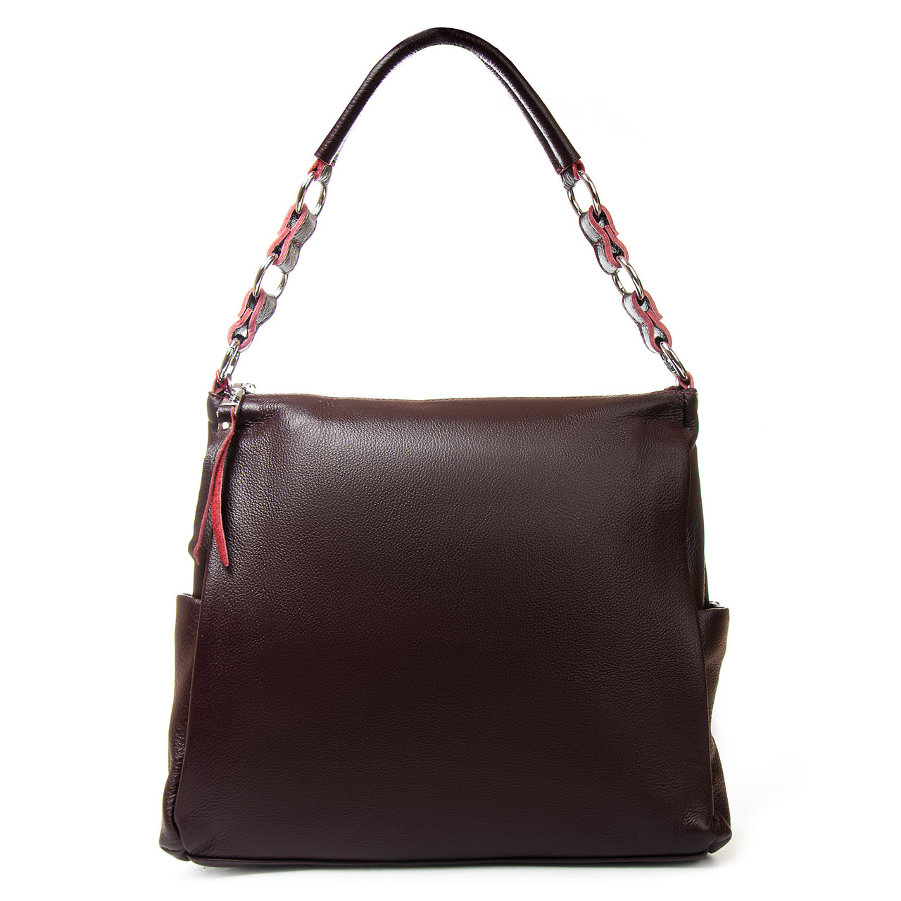 Сумка шопер жіноча шкіряна ALEX RAI 8919-9 bordo, фото 1