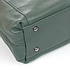 Сумка шопер жіноча шкіряна з двома короткими ручками ALEX RAI 5502-9 green, фото 3
