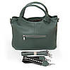 Сумка шопер жіноча шкіряна з двома короткими ручками ALEX RAI 5502-9 green, фото 4