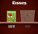 Новорічні цукерки Грінч Hershey's Kisses Grinch Milk Chocolate Christmas Candy 100 г, фото 7
