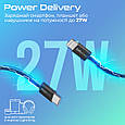 Кабель Promate EcoLine-Ci120 USB-C to Lightning 27W Power Delivery 1.2 м Black (ecoline-ci120.black), фото 2
