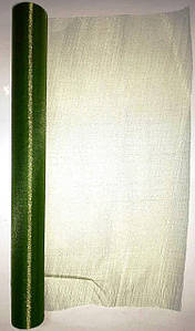Органза сніг ОЛІВКА (48 см. х 4,6 м.)