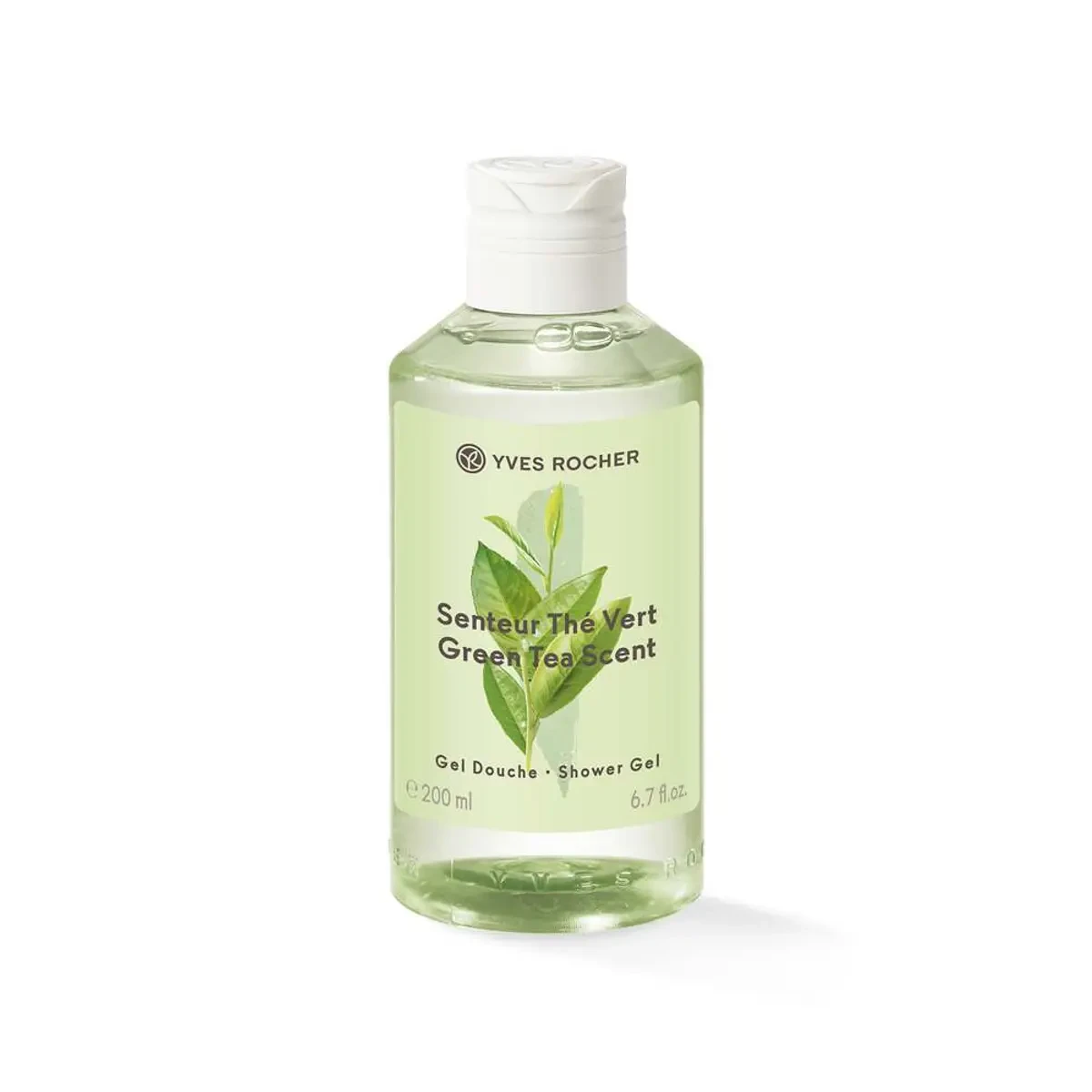 Парфумований Гель для Душу Зелений Чай. Вибухова свіжість, Ив Роше Green Tea Scent Yves Rocher, 200 мл