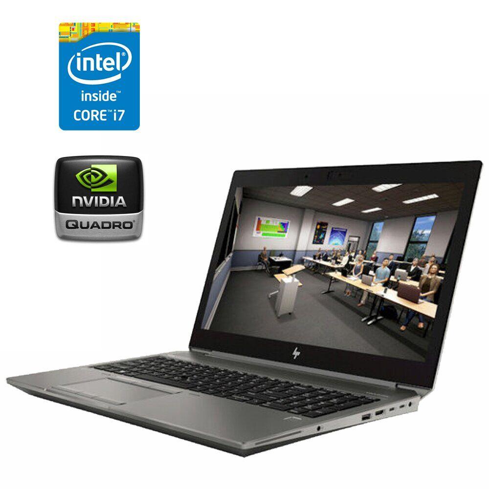 Ноутбук HP ZBook 15 G6/ 15.6" (1920x1080)/ Core i7-9750H/ 32 GB RAM/ 512 GB SSD/ Quadro T2000 4GB