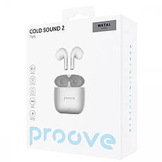 Бездротові навушники Proove Cold Sound 2 TWS (silver/white), фото 5