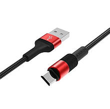 Кабель Borofone BX21 USB - MicroUSB 2.4A/1m (red)