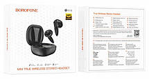 Бездротові навушники Bluetooth Borofone BW18 (Black), фото 6
