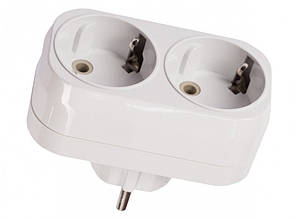 Двійник Luxel із заземленням вертикальний