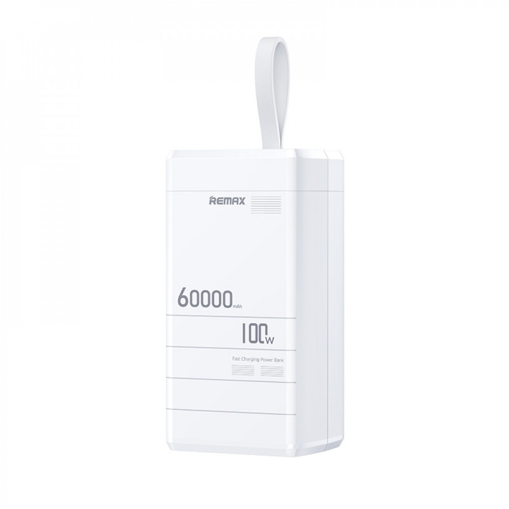 Повербанк 60000 mAh Remax RPP-650 100W PD+QC Fast charging White