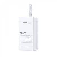Повербанк 60000 mAh Remax RPP-650 100W PD+QC Fast charging  White