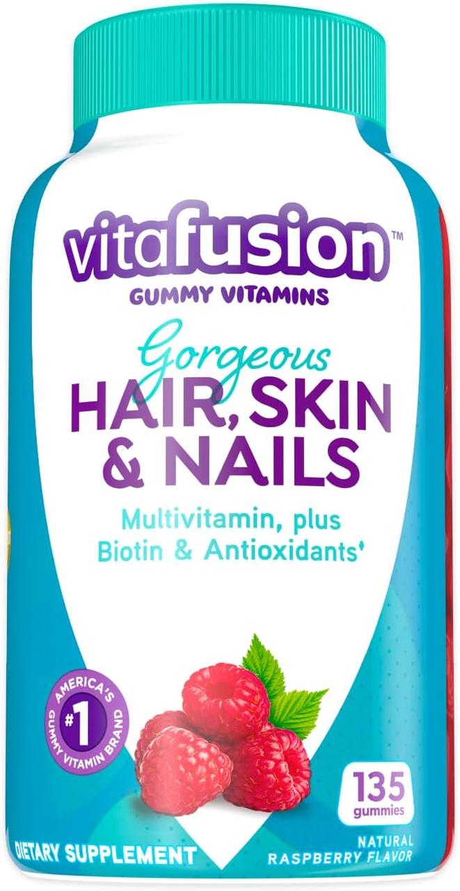 Vitafusion Gorgeous Hair Skin Nails 135 цукерок