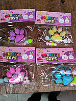 Іграшка-антистрес K-012 Лапка-свіш прозора