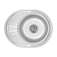 Кухонна мийка Lidz 5745 0,6 мм Satin (LIDZ574506SAT)
