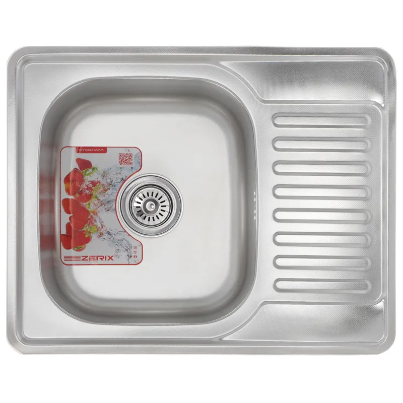 Майка кухонна ZERIX Z6350-08-180D (decor) (ZM0564)  kr, фото 1