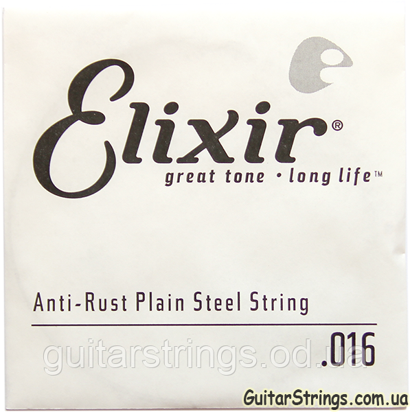 Струна Elixir 13016 Anti-Rust Plain Steel 0.16 (акустика\електро)