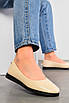 Балетки жіночі бежевого кольору р.36 194940T Безкоштовна доставка, фото 2