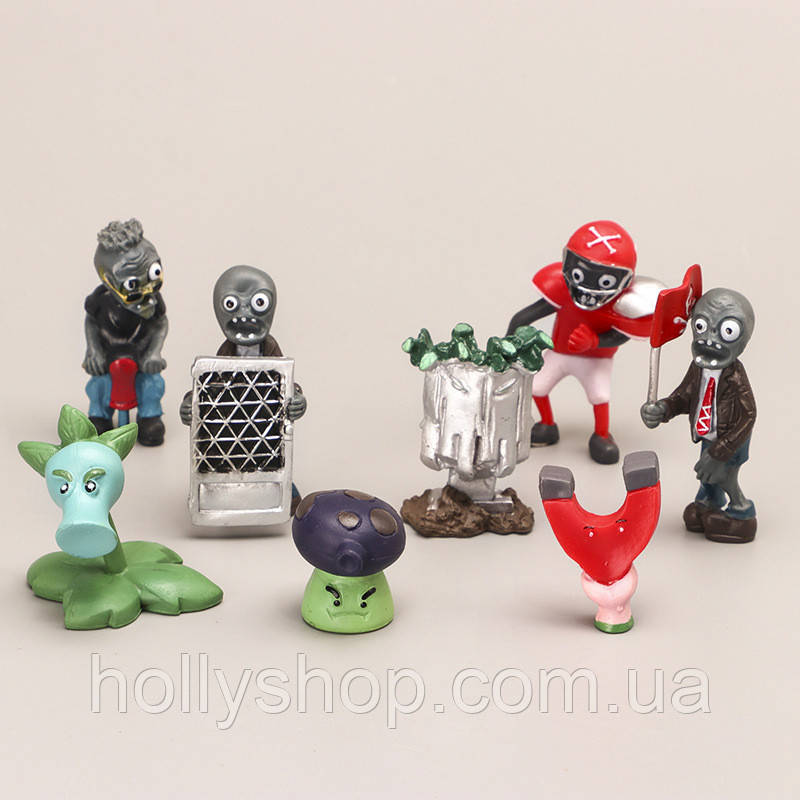 Набір фігурок Plants vs. Zombies – герої рослин та зомбі для колекції та гри