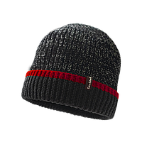 Водонепроникна зимова шапка Dexshell Cuffed Beanie розмір S/M (56-58 см) Чорна з червоною смугою