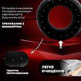 Еспандер кистьовий силіконовий PowerPlay PP-4338 Hand Grip Hard 30 кг. Чорний, фото 7