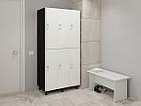 Шафа для роздягалок. Двохдверна.Потрійна., фото 4