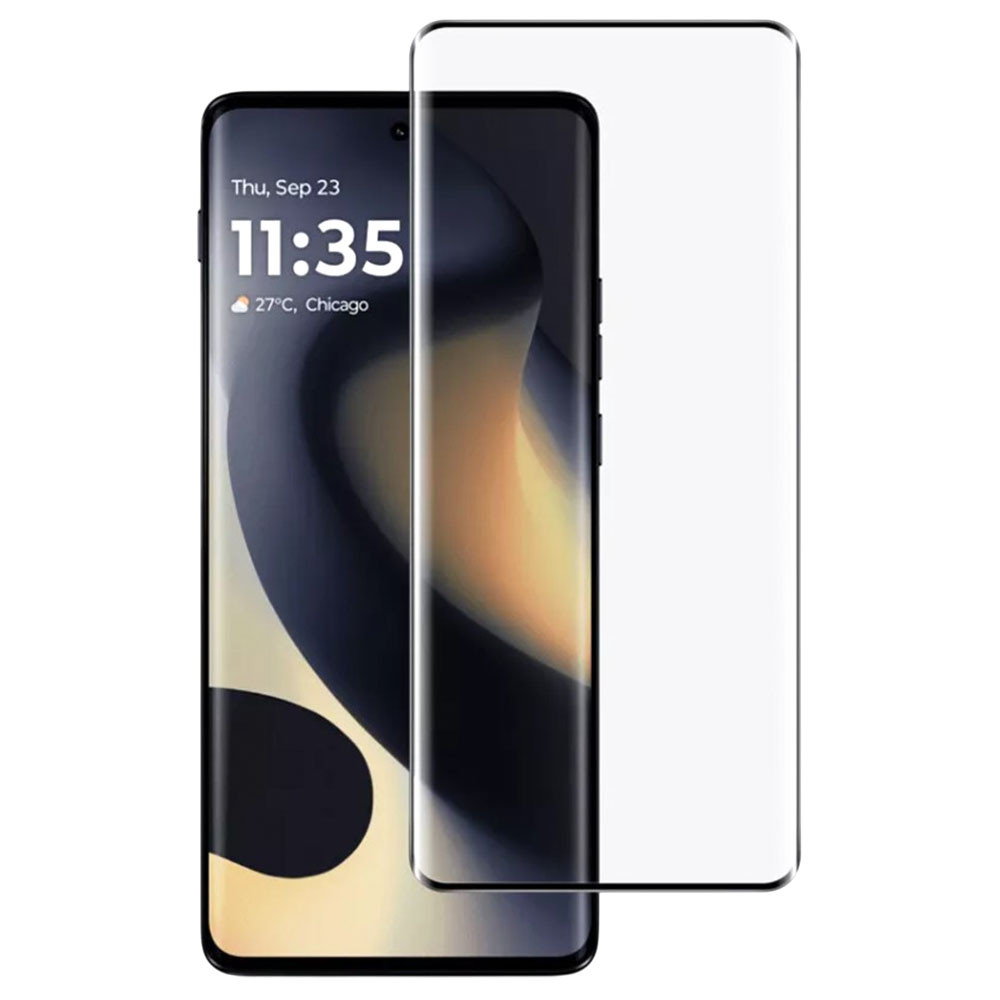 Захисне скло 3D Full Screen Tempered Glass для Motorola Moto G85 / S50 Neo, Black, фото 1