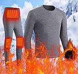 Термобілизна з підігрівом HA102 розмір ХL 6 зон підігріву, фото 10