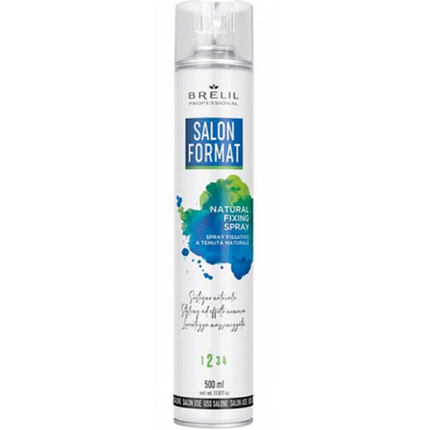Лак для волосся природної фіксації Brelil Salon Format Natural Fixing Spray 500 мл, фото 1
