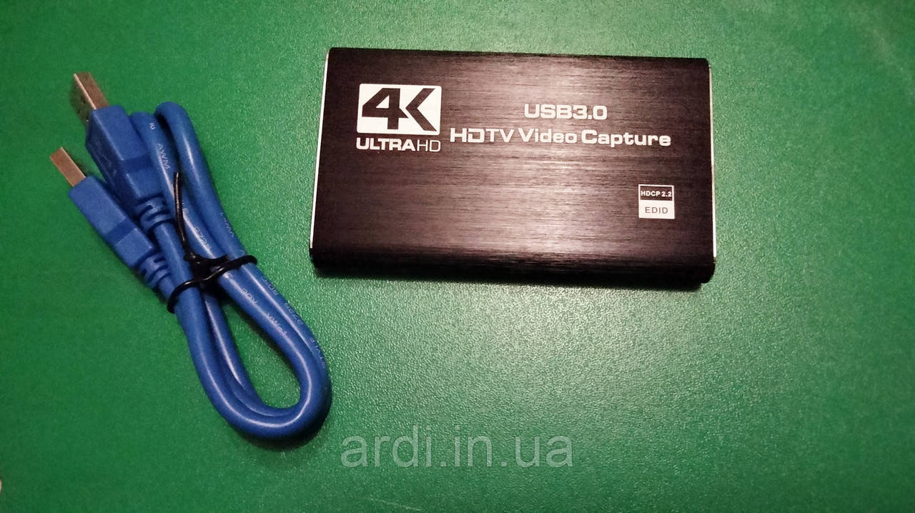 Зовнішня карта відеозахоплення 4k 1080p 60 fps HDMI Full HD USB 3.0 Live Stream