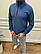 Кофта чоловіча з блискавкою під шию | Кофта чоловіча демісезонна КНГ-35477, фото 4