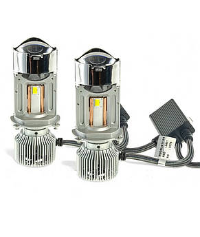 LED світлодіодні лінзи H4 mini Cyclon G11 (2шт), фото 1